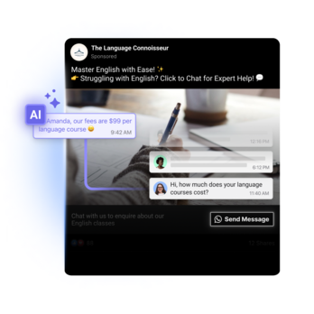 3. Campaigns that convert - Turn Meta and TikTok campaigns into bookings, sales and revenue with AI, automation and optimization.