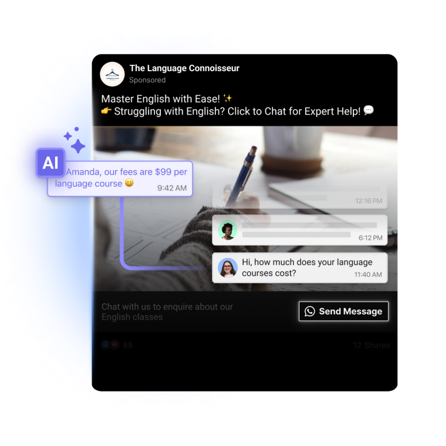 3. Campaigns that convert - Turn Meta and TikTok campaigns into bookings, sales and revenue with AI, automation and optimization.